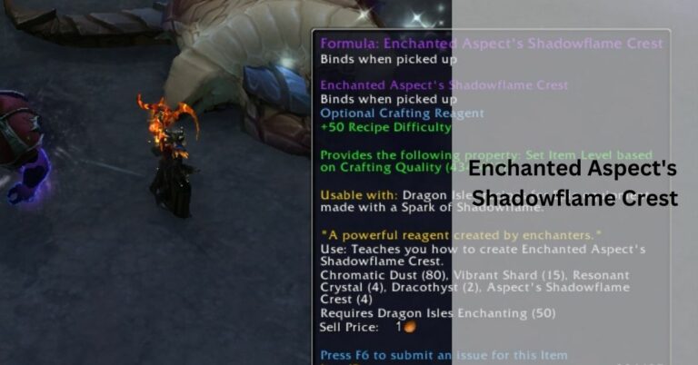 Enchanted Aspect’s Shadowflame Crest – Boost Your Equipment!