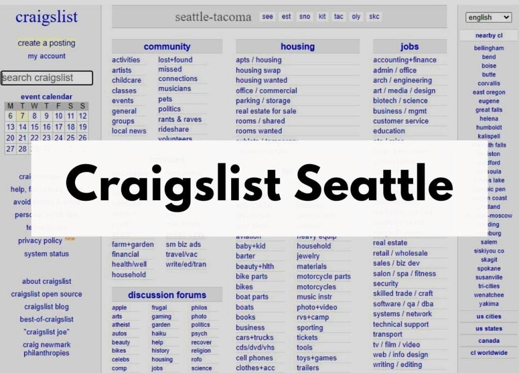 Stay Safe While Using Craigslist Seattle