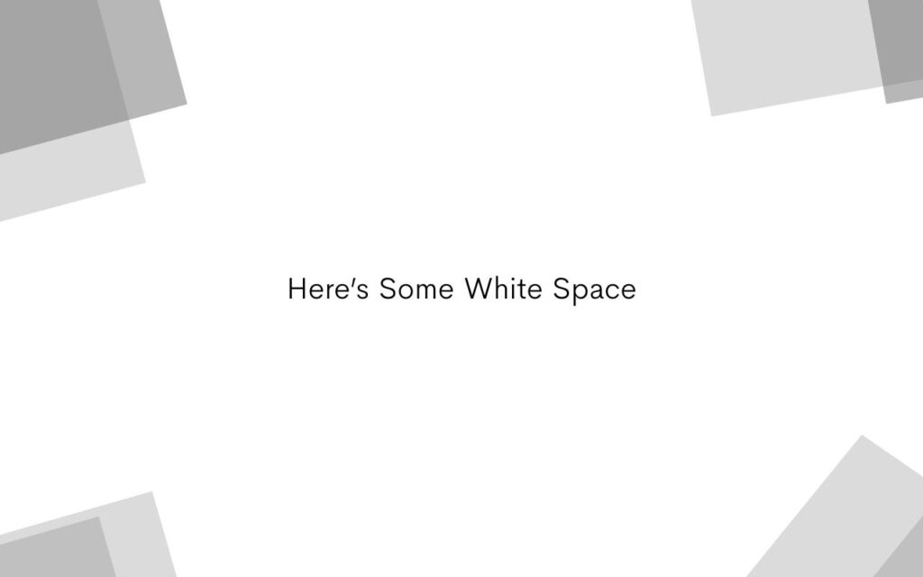 Why is such a white empty background so popular in design